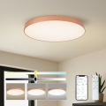 BRILAGI - Plafonnier LED dimmable POOL SMART LED/100W/230V 3000-6000K Ø 80 cm Wi-Fi Tuya cuivré + télécommande