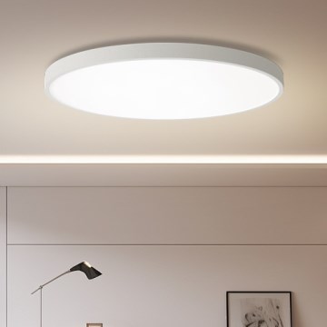 Brilagi - Plafonnier LED dimmable POOL SMART LED/128W/230V 3000-6000K diam. 100 cm Wi-Fi Tuya blanc + télécommande