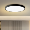 Brilagi - Plafonnier LED dimmable POOL SMART LED/128W/230V 3000-6000K Ø 100 cm Wi-Fi Tuya noir + télécommande