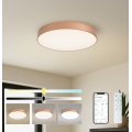 BRILAGI - Plafonnier LED dimmable POOL SMART LED/60W/230V 3000-6000K Ø 50 cm Wi-Fi Tuya cuivré + télécommande