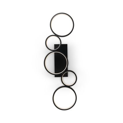Brilagi - Plafonnier LED dimmable RINGO LED/34W/230V 3000-6000K 28x84 cm noir + télécommande