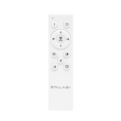 Brilagi - Plafonnier LED dimmable RINGO LED/34W/230V 3000-6000K 28x78 cm noir + télécommande