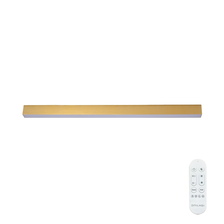 Brilagi - Plafonnier LED dimmable SLEEKLINE SMART LED/40W/230V 3000-6000K Wi-Fi Tuya doré + télécommande