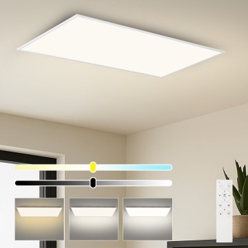 Brilagi - Plafonnier LED dimmable SLIMFRAME LED/80W/230V 120x60 cm 3000-6000K bílá + télécommande
