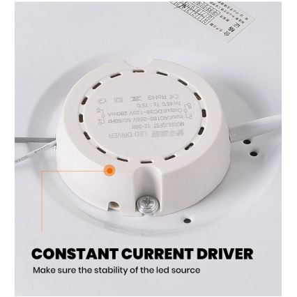 Brilagi - Plafonnier LED dimmable SMART 24 W 230 V Ø 38 cm 2700–6500 K Wi‑Fi Tuya + télécommande