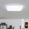 Brilagi - Plafonnier LED dimmable SMART LED/24W/230V 43x43 cm 3000-6000K Wi-Fi Tuya Beacon + télécommande