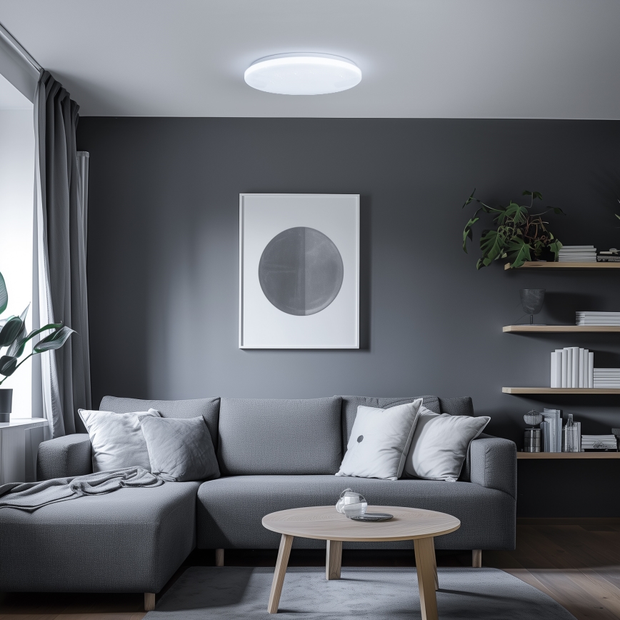 Brilagi - Plafonnier LED dimmable SMART STARS LED/36W/230V Ø 48 cm 3000-6000K Wi-Fi Tuya Beacon + télécommande