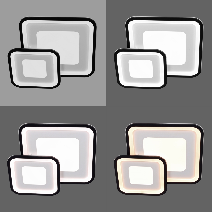 Brilagi - Plafonnier LED dimmable TANDORA LED/49W/230V 50x50 cm 3000-6000K + télécommande