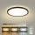 Brilagi - Plafonnier LED dimmable ULTRA SLIM 18W/230V 2700–6500K Ø 30 cm noir + télécommande