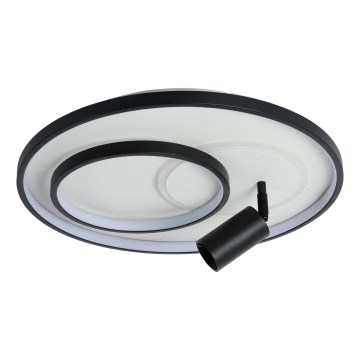 Brilagi - Plafonnier LED dimmable UNITY LED/60W/230V + 1xGU10/3W 3000-6000K Ø 50 cm blanc/noir + télécommande