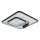 Brilagi - Plafonnier LED dimmable UNITY LED/75W/230V + 1xGU10/3W 3000-6000K 50x50 cm blanc/noir + télécommande