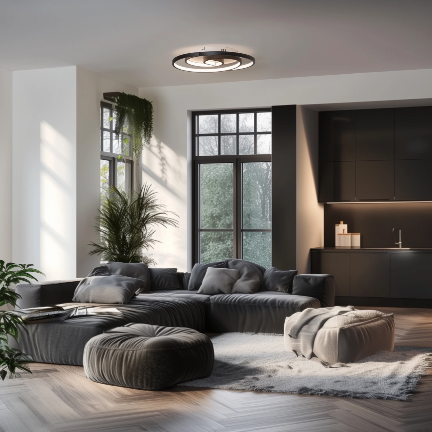 Brilagi - Plafonnier LED dimmable VELO LED/52W/230V 38x48 cm 3000/4000/6000K + télécommande