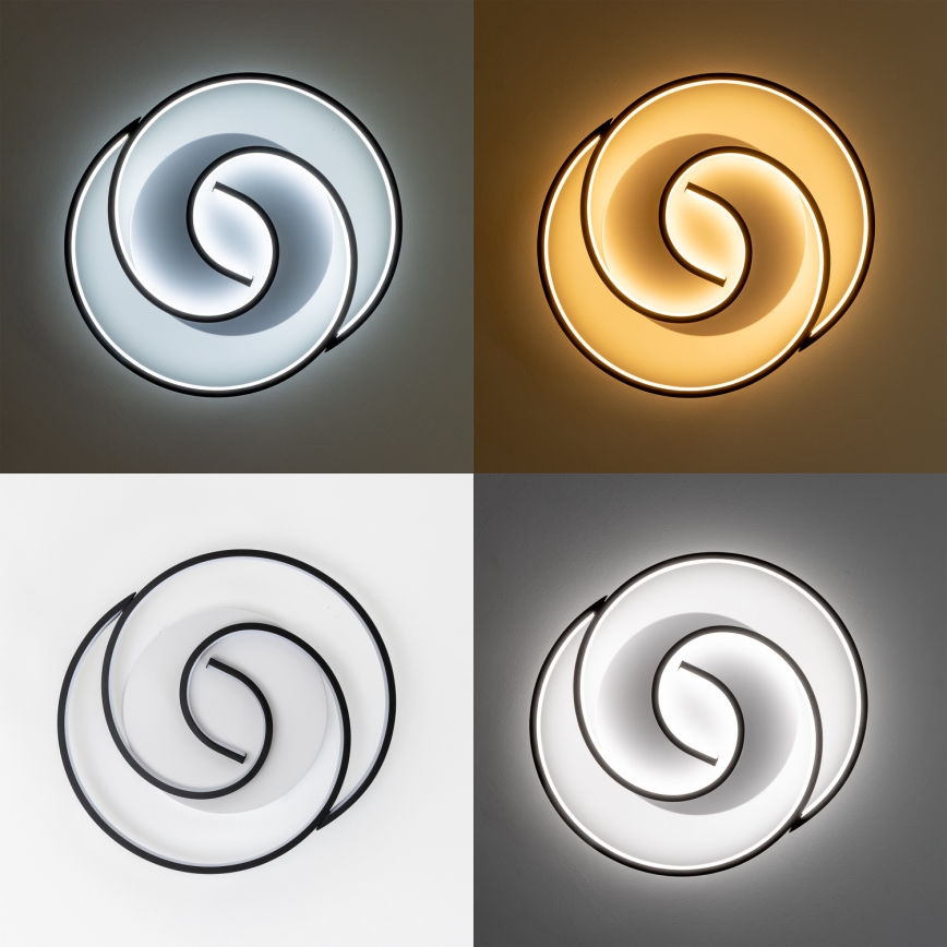 Brilagi - Plafonnier LED dimmable VELO LED/52W/230V 38x48 cm 3000/4000/6000K + télécommande