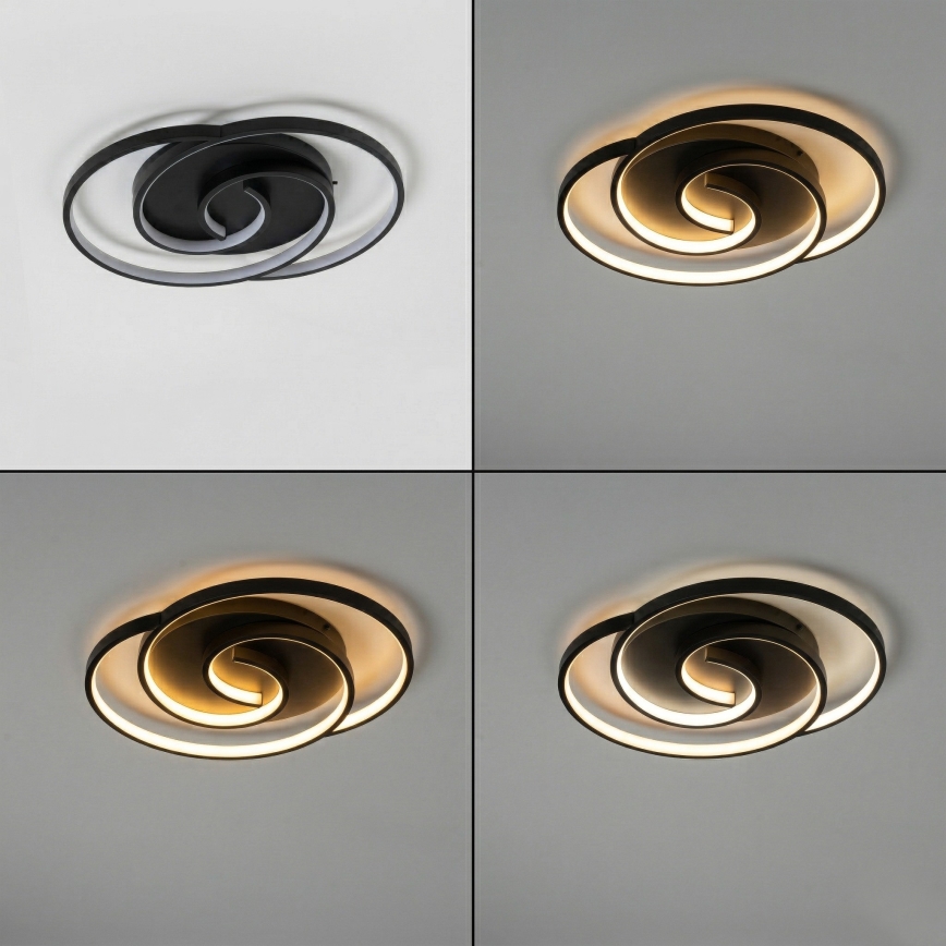 Brilagi - Luminaire de plafond LED dimmable VELO LED/70W/230V 3000-6500K 38x47,8 cm + télécommande