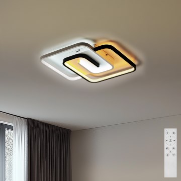 Brilagi - Plafonnier LED dimmable VELO XL LED/98W/230V 3000-6500K 61x61 cm + télécommande