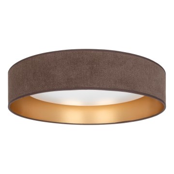 Brilagi - Plafonnier LED dimmable VELVET SMARTIX LED/24W/230V 3000–6000K Ø 45 cm marron/doré Wi-Fi Tuya Beacon + télécommande