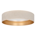 Brilagi - Plafonnier LED dimmable VELVET SMARTIX STARS LED/24W/230V 3000–6000K Ø 45 cm crème/or Wi-Fi Tuya Beacon + télécommande