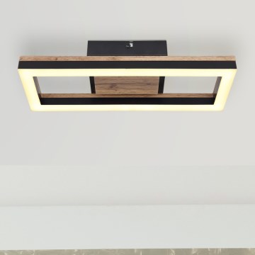 Brilagi - Plafonnier LED dimmable VELVET SQUARE LED/24W/230V 43x43 cm 3000/4000/6500K + télécommande rose