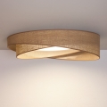 BRILAGI - Plafonnier LED dimmable VELVET TWIST LED/36W/230V 3000-6000K Ø 65 cm Wi-Fi Tuya Beacon beige + télécommande