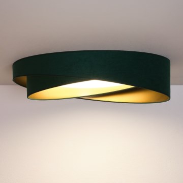 BRILAGI - Plafonnier LED dimmable VELVET TWIST LED/36W/230V 3000-6000K Ø 65 cm Wi-Fi Tuya Beacon vert/or + télécommande