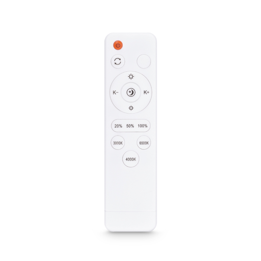 Brilagi - Plafonnier LED dimmable WALDO LED/48W/230V 3000-6500K Ø 40 cm blanc/argenté + télécommande