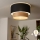 Brilagi - Plafonnier LED en applique CERIA 1x E27/40W/230V Ø 50 cm noir/beige