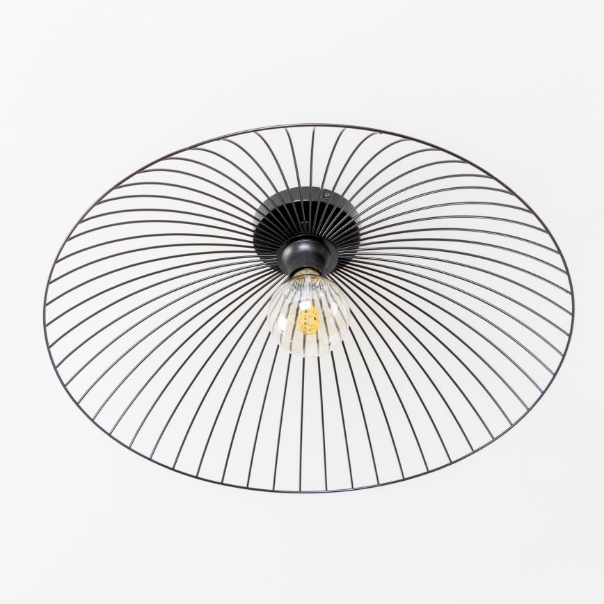 Brilagi - Plafonnier LED en applique CERIA WIRE 1xE27/40W/230V Ø 60 cm noir