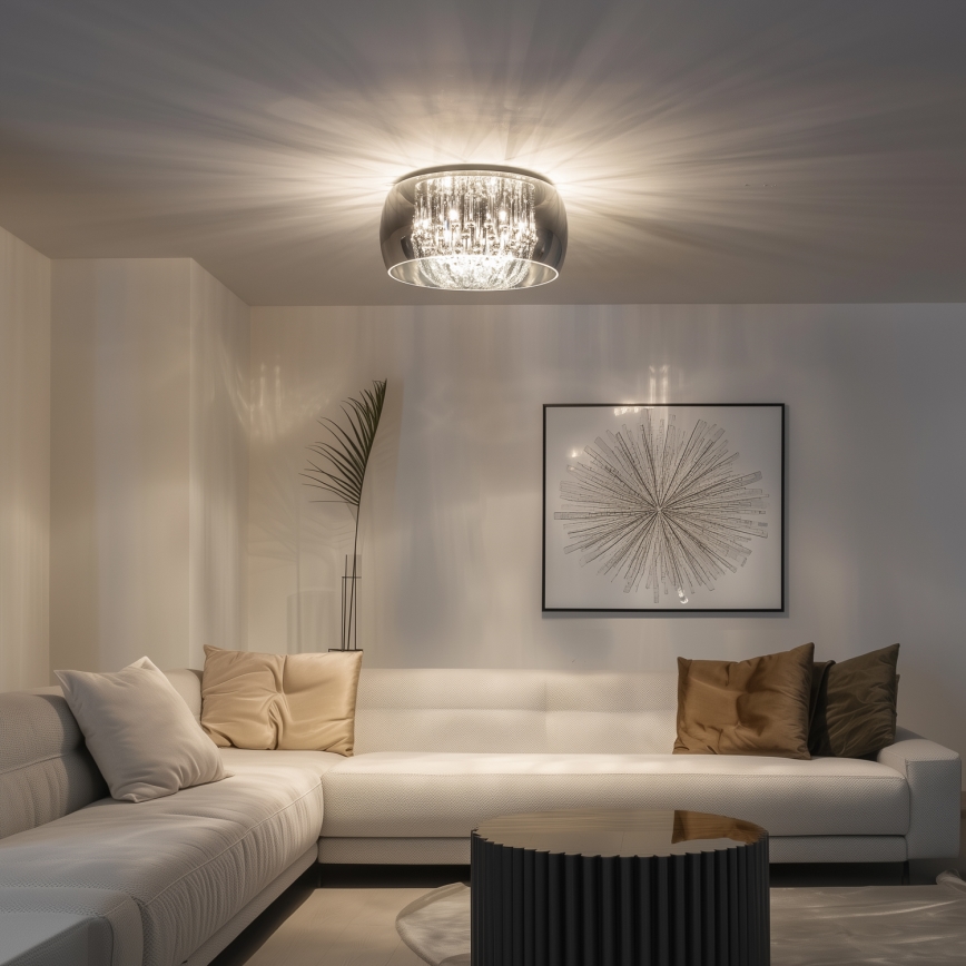 Brilagi - Plafonnier LED en cristal JEWEL 6xG9/42W/230V Ø 50 cm