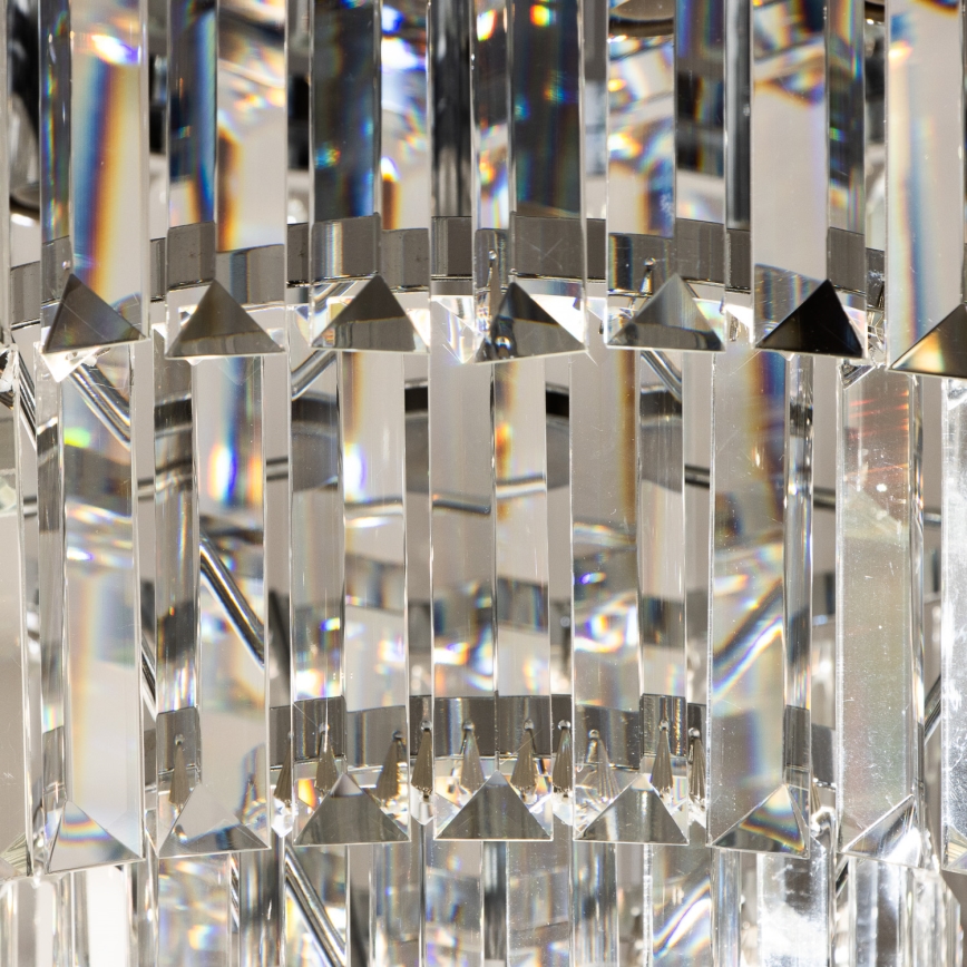Brilagi - Plafonnier LED en cristal MOZART 5xE14/40W/230V Ø 40 cm chromé brillant