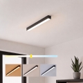 Brilagi - Plafonnier LED en saillie FULLDAY LED/10/15/20W/230V 2700/4000/6000K 60 cm UGR<19 noir