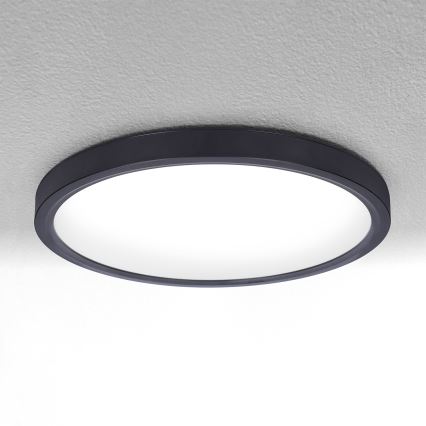 Brilagi - Plafonnier LED ESTELA LED/18W/230V Ø 30 cm noir
