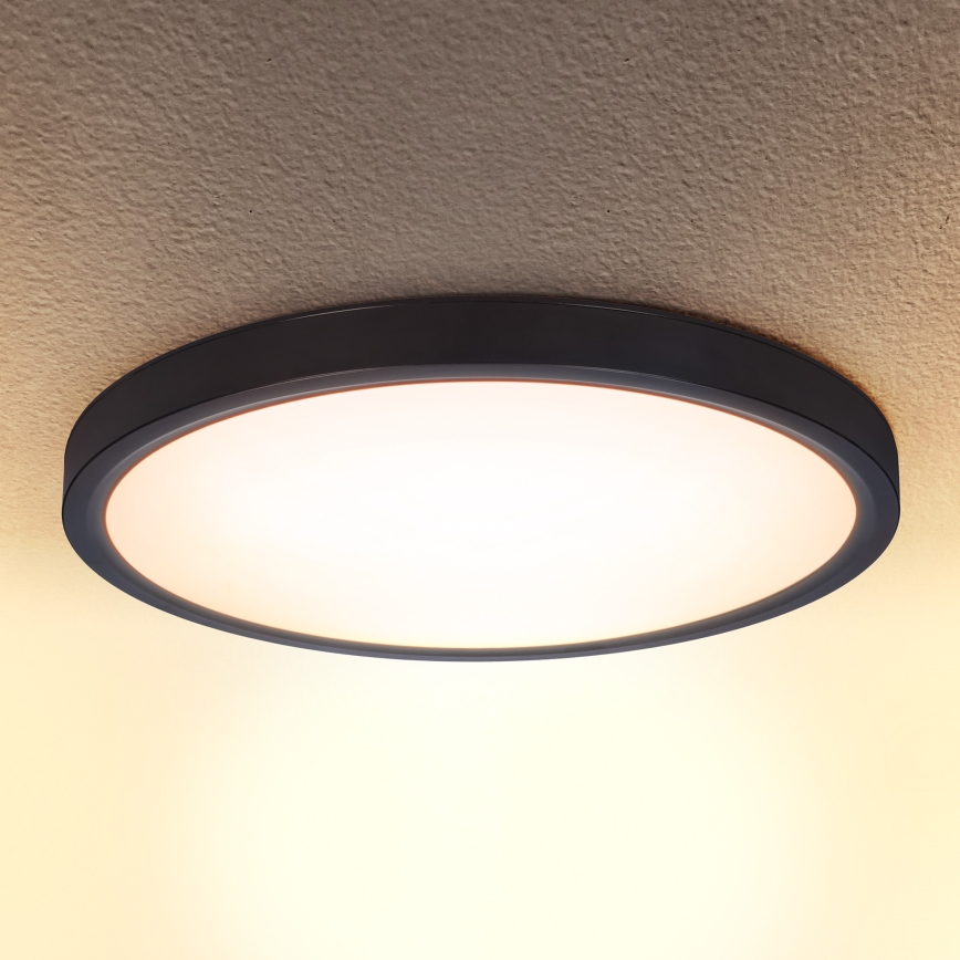 Brilagi - Plafonnier LED ESTELA LED/18W/230V Ø 30 cm noir