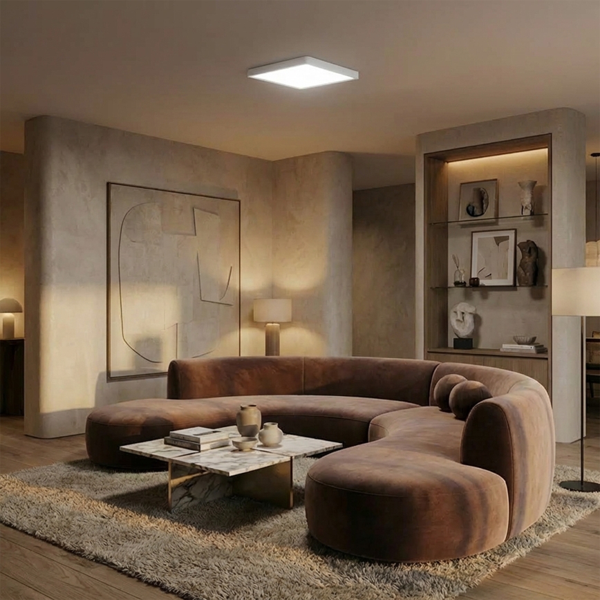 Brilagi - Plafonnier LED ESTELA SQUARE LED/24W/230V 31x31 cm blanc