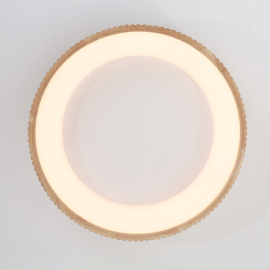 Brilagi - Plafonnier LED FALCON WOOD MODERN LED/40W/230V 3000/4000/6000K Ø 60 cm bois