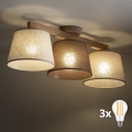 BRILAGI - Plafonnier LED LATTE 3xE27/15W/230V pin/mix