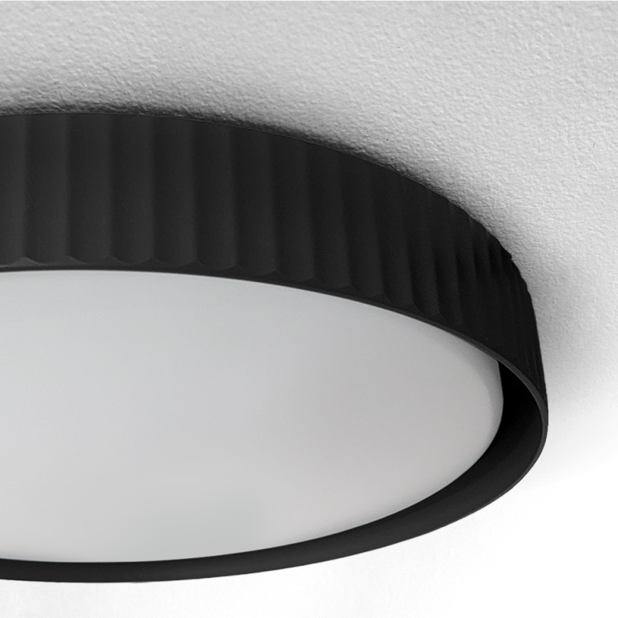 Brilagi - Plafonnier LED LUCIA LED/24W/230V Ø 31 cm noir