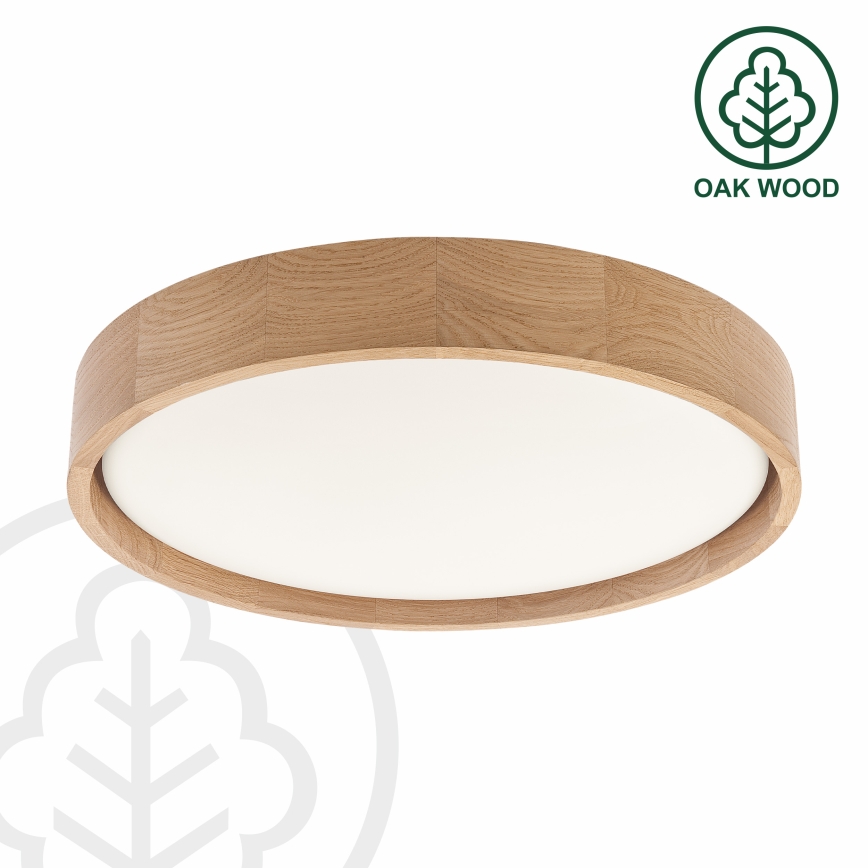 Brilagi - Plafonnier LED MANAROLA PLAIN LED/24W/230V 3000K Ø 41 cm chêne