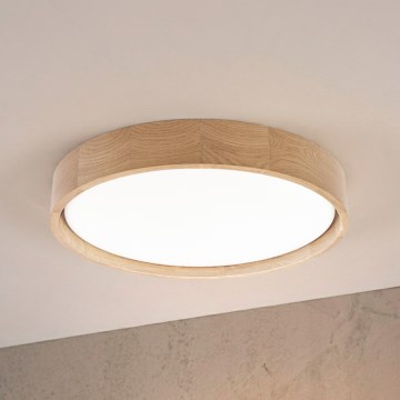 Brilagi - Plafonnier LED MANAROLA PLAIN LED/24W/230V 4000K Ø 41 cm chêne
