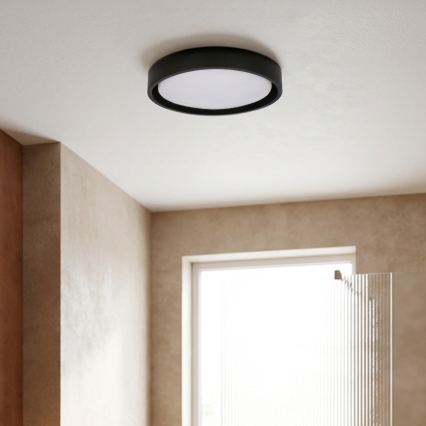 Brilagi - Plafonnier LED MATTEO LED/24W/230V Ø 31 cm noir