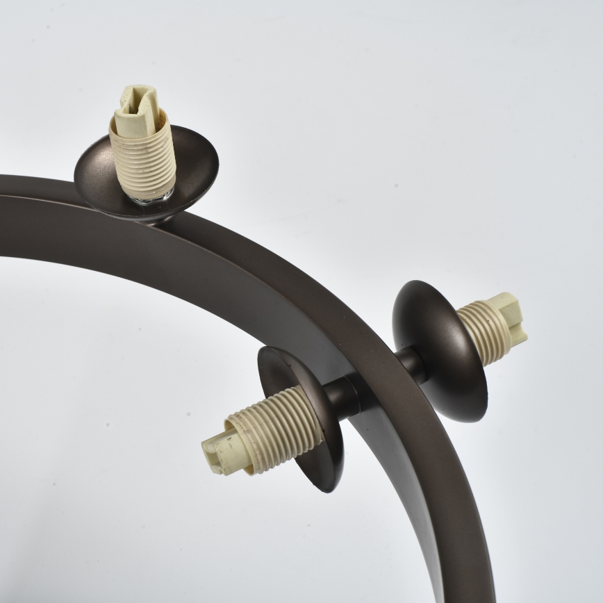 Brilagi - Plafonnier LED MILLA 10xG9/3W/230V marron/marron fumé