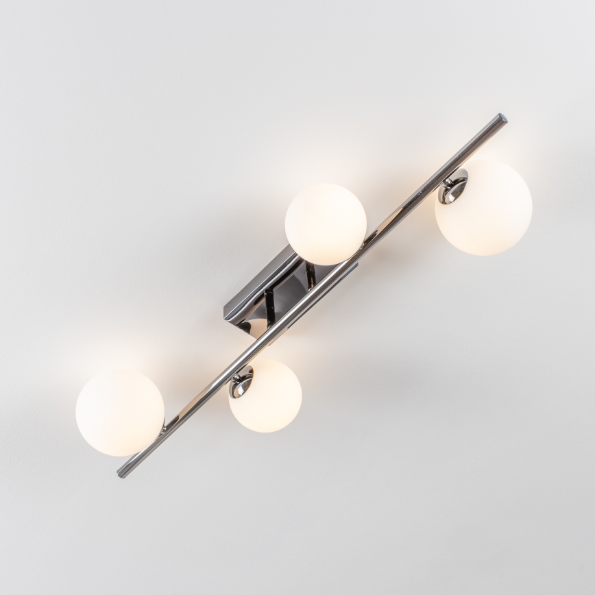 Brilagi - Plafonnier LED MILLA 4xG9/3W/230V chrome brillant/blanc