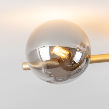 Brilagi - Plafonnier LED MILLA 4xG9/3W/230V doré/fumé