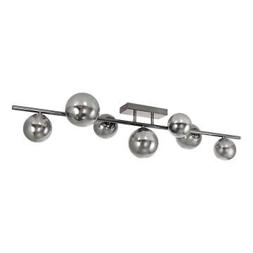 Brilagi - Plafonnier LED MILLA 7xG9/3W/230V chrome brillant/fumé