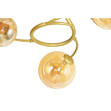 Brilagi - Plafonnier LED MISTEL 15xG9/3W/230V doré