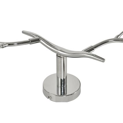Brilagi - Plafonnier LED MISTEL 6xG9/3W/230V chrome brillant/fumé
