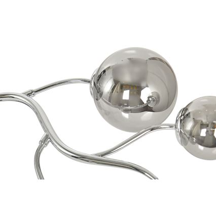 Brilagi - Plafonnier LED MISTEL 6xG9/3W/230V chrome brillant/fumé