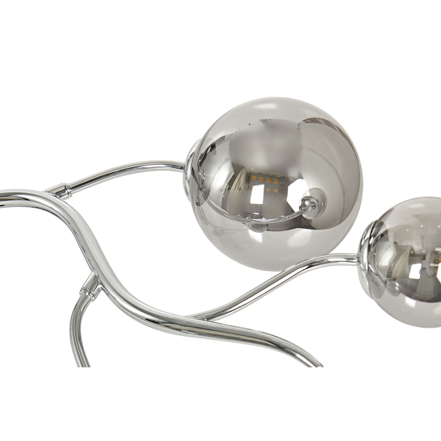 Brilagi - Plafonnier LED MISTEL 6xG9/3W/230V chrome brillant/fumé