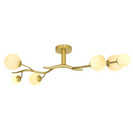 Brilagi - Plafonnier LED MISTEL 6xG9/3W/230V doré/blanc
