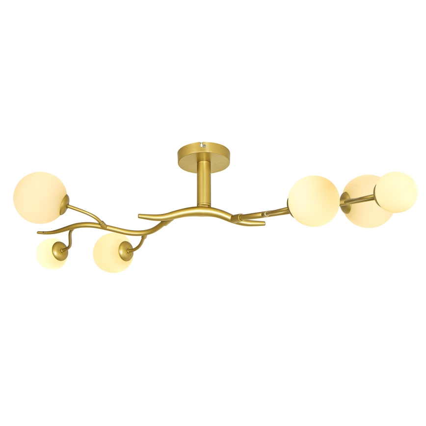 Brilagi - Plafonnier LED MISTEL 6xG9/3W/230V doré/blanc