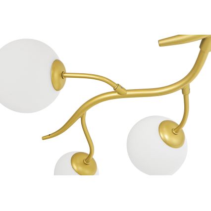 Brilagi - Plafonnier LED MISTEL 6xG9/3W/230V doré/blanc